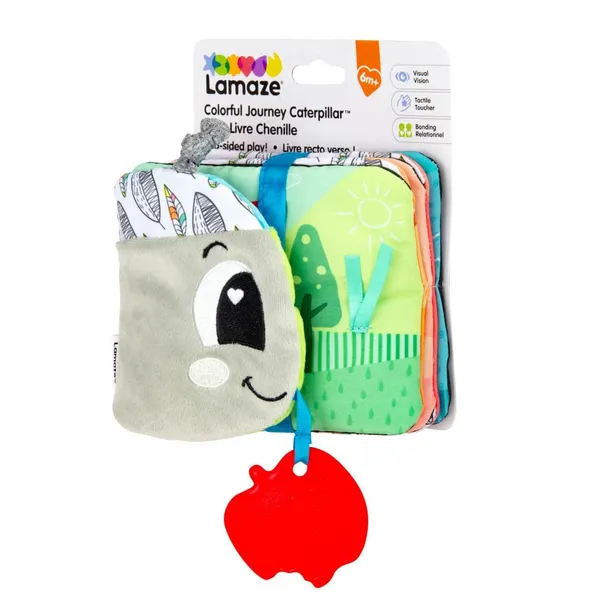 Carte colorată TOMY Lamaze Călătoria Omidei 6 luni+