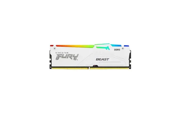 Memorie RAM KINGSTON Fury Beast White RGB DDR5 64GB 5600MHz CL36