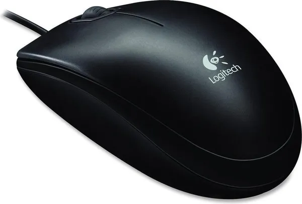 Mouse LOGITECH B100 Cu Fir USB 800 DPI Negru 910-003357 - imagine 2