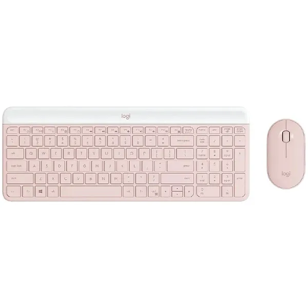 Tastatură și Mouse LOGITECH MK470 Slim Combo Rose Wireless
