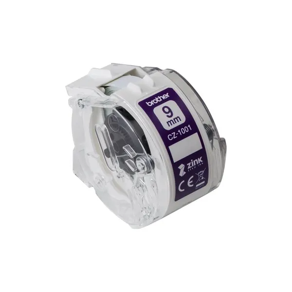 Banda Continuă Hârtie BROTHER CZ1001 Color 9mm x 5m
