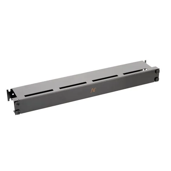 Organizator cabluri NEXANS cu capac 1U Negru