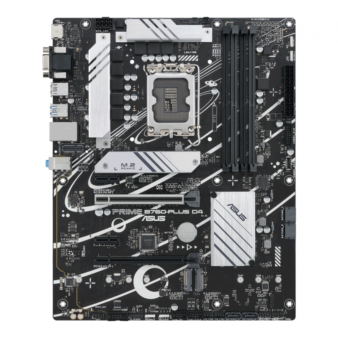 Placă de bază ASUS PRIME B760-PLUS D4 LGA 1700 ATX DDR4 - imagine 2