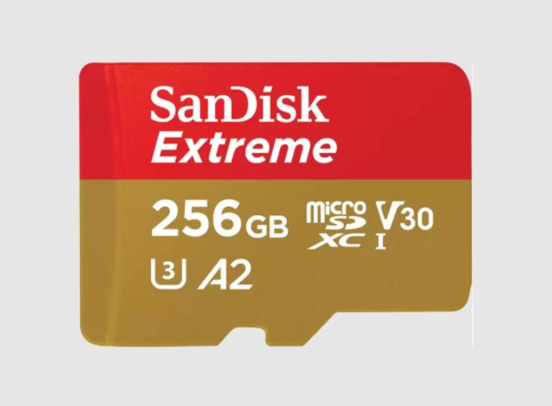 Card MicroSDXC SANDISK Extreme 256GB UHS-I Class 10