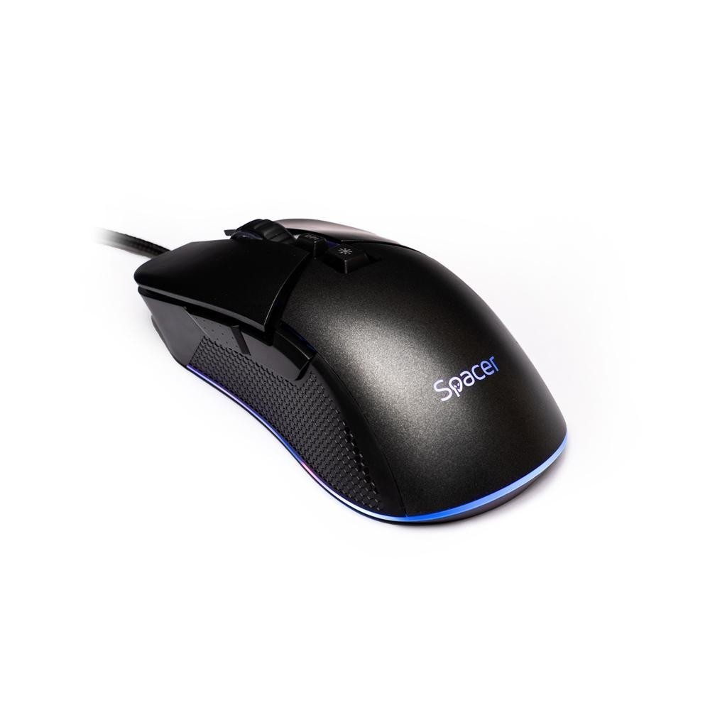 Mouse Gaming SPACER SPGM-PULSAR-PRO Negru - imagine 3