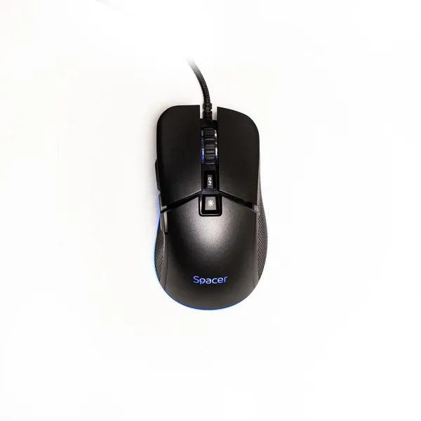 Mouse Gaming SPACER SPGM-PULSAR-PRO Negru 8000 DPI USB - imagine 4