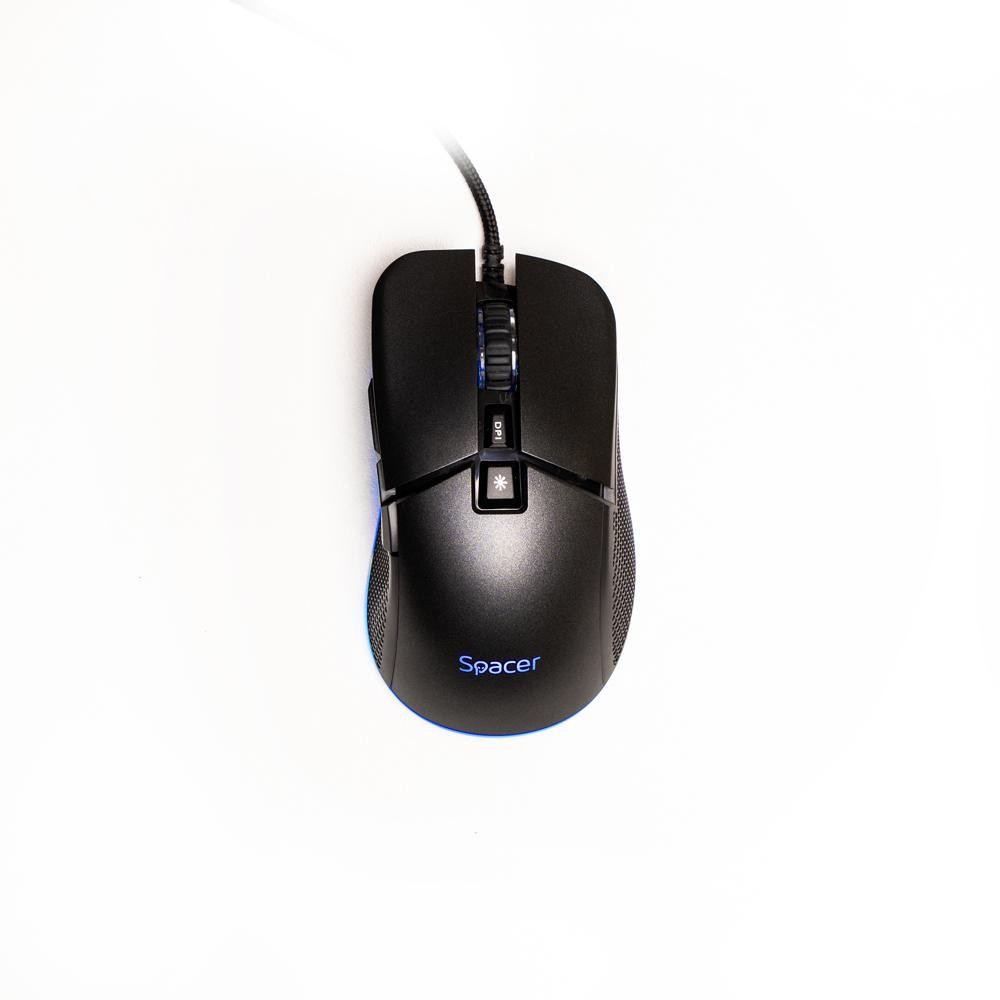 Mouse Gaming SPACER SPGM-PULSAR-PRO Negru - imagine 4