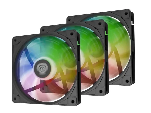 Ventilator Carcasă GENESIS Oxal 120 ARGB 12 cm 1450 RPM 3 Bucăți