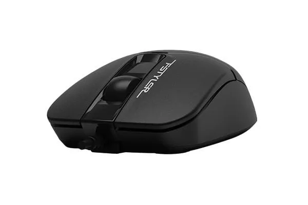Mouse A4TECH FM12 Cu Fir USB 1600 DPI Negru - imagine 3