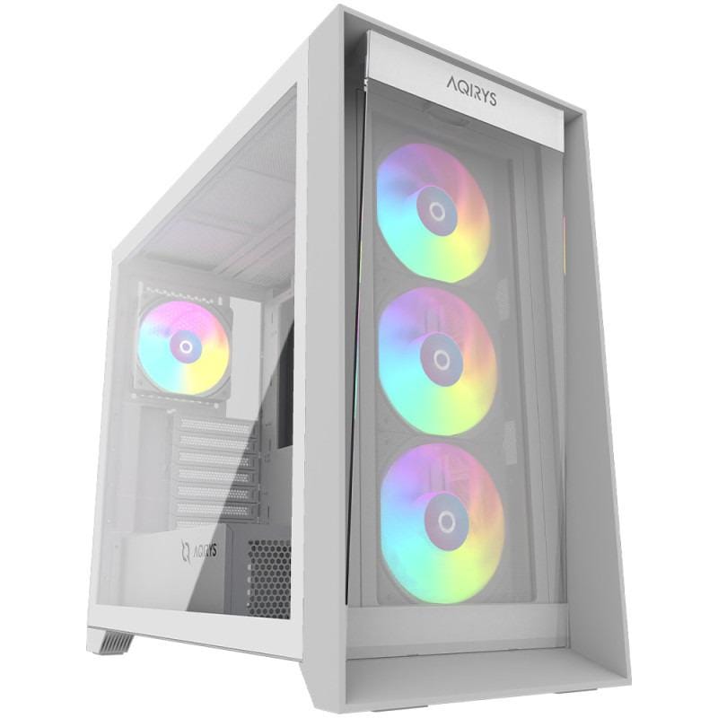 Carcasă AQIRYS XO-1 Mid Tower ARGB Alb