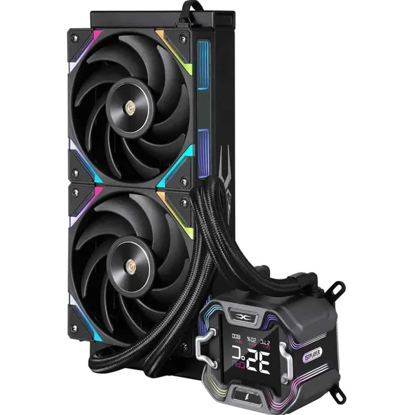 Cooler Procesor 1ST PLAYER X-Starship 240E Lichid 2 Ventilatoare aRGB