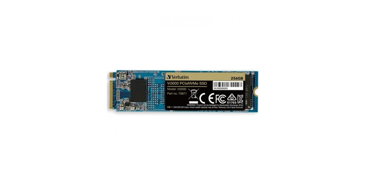 SSD VERBATIM Vi3000 PCIe NVMe 256GB M.2