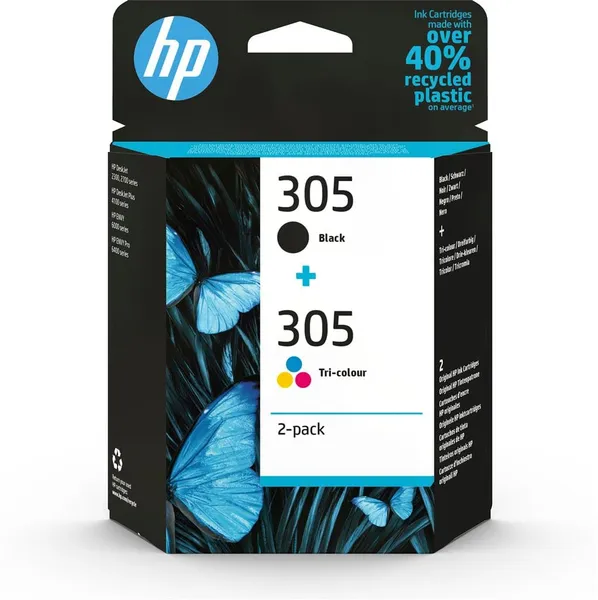 Cartușe HP 305 Combo-Pack Original Negru/Color 6ZD17AE