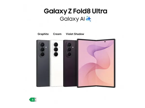Telefon Mobil SAMSUNG Z Fold8 Ultra 5G F976B 16GB 1TB DualSIM Graphite - imagine 2
