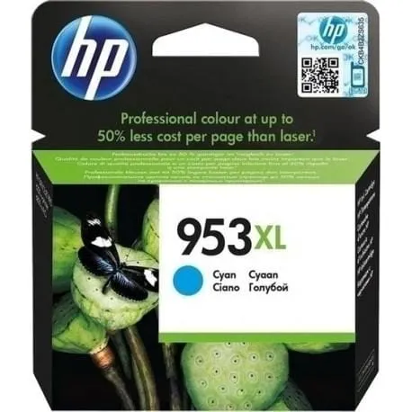 Cartuș Cerneală HP 953XL Cyan Officejet PRO 8210 - imagine 2