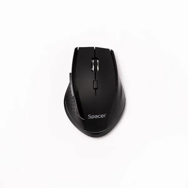 Mouse SPACER SPMO-W02 Wireless 2.4 GHz Negru - imagine 2