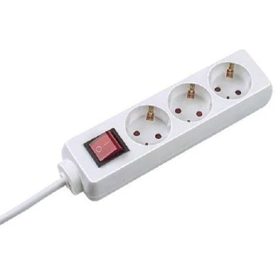 Prelungitor BACHMANN 3 Prize Schuko 3 m Alb - imagine 2