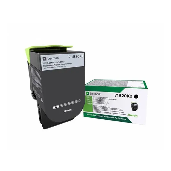 Toner LEXMARK 71B20K0 Black 3K