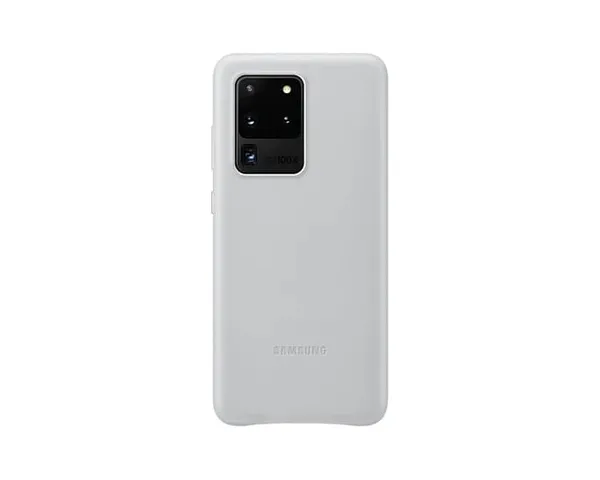 Husă SAMSUNG Galaxy S20 Ultra Piele Gri EF-VG988LSEGEU