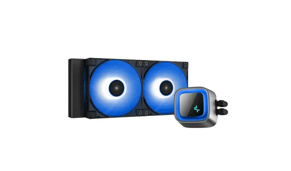 Cooler Procesor DEEPCOOL LS520 AIO Lichid RGB 2 Ventilatoare - imagine 2