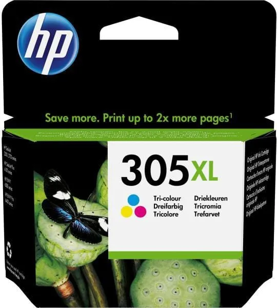 Cartuș Cerneală HP 305XL High Yield Color Original 3YM63AE - imagine 2