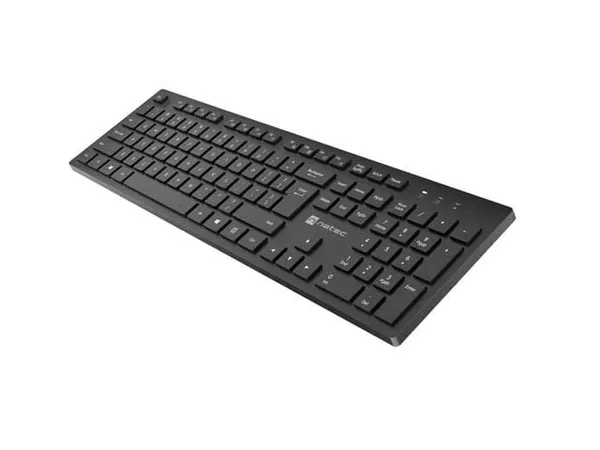 Tastatură NATEC Herring Gaming Wireless RGB Negru NKL-2348