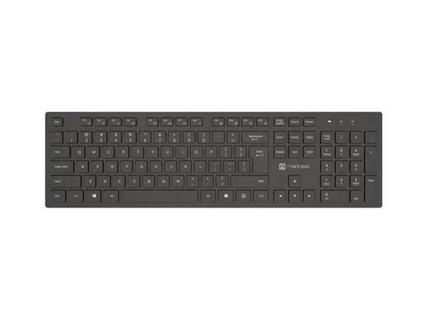 Tastatură NATEC Herring Gaming Wireless RGB Negru NKL-2348