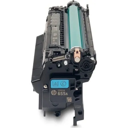 Toner Original HP 655A CF451A Cyan 10.500 Pagini - imagine 2