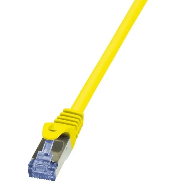 Cablu Patch Cord LOGILINK Cat6a S/FTP 1m LSZH Galben CQ3037S