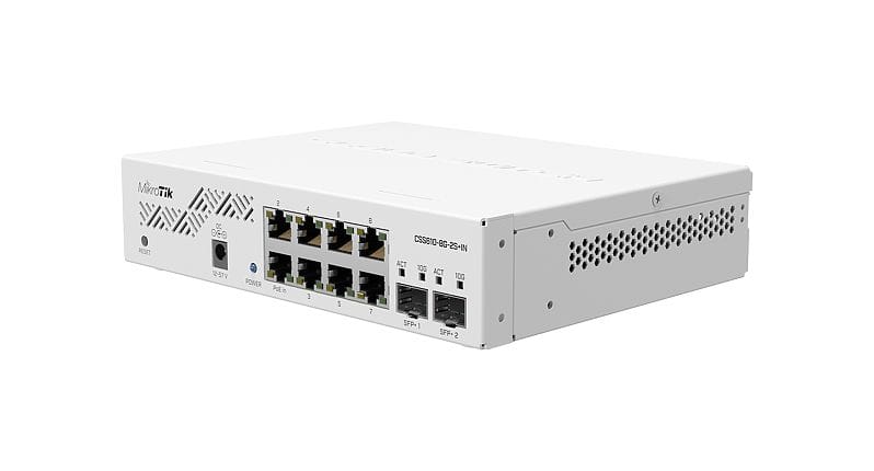 Switch MIKROTIK CSS610-8G-2S+IN 8G 2S+ Managed