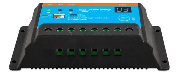 Regulator solar VICTRON ENERGY BlueSolar PWM Light 12/24V 20A - imagine 2