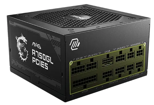 Sursă PC MSI MAG A750GL PCIE5 750W 80+ Gold ATX - imagine 2