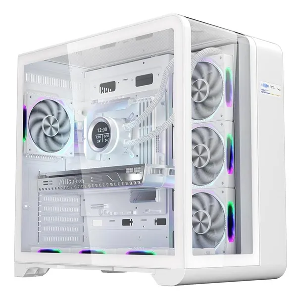 Carcasă PC 1STPLAYER RT7-WH Mid Tower Alb