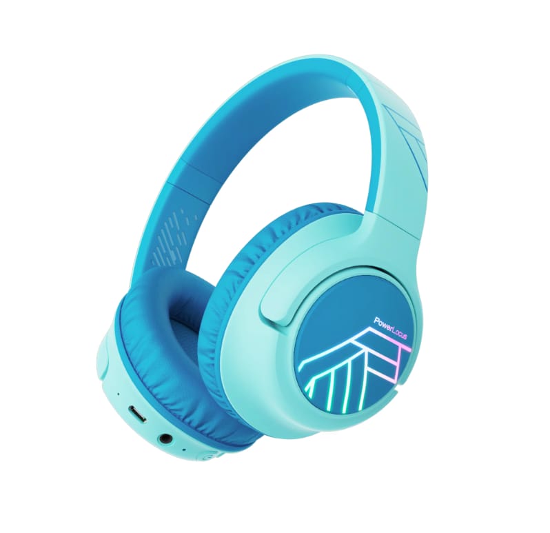 Căști Over-ear POWERLOCUS BoboKids Wireless Albastru