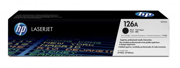Toner HP CE310A Original Negru 1200 Pagini - imagine 2