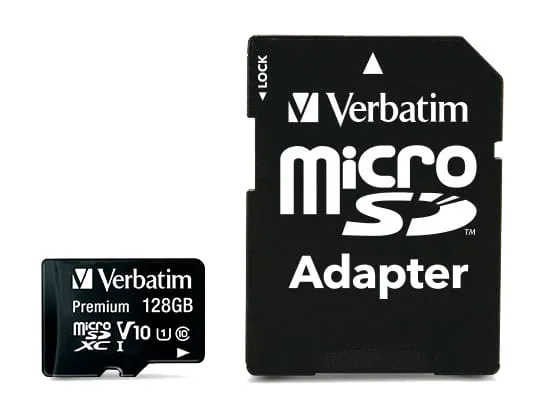 Card SD VERBATIM 128GB Clasa 10 cu Adaptor 44085 - imagine 2