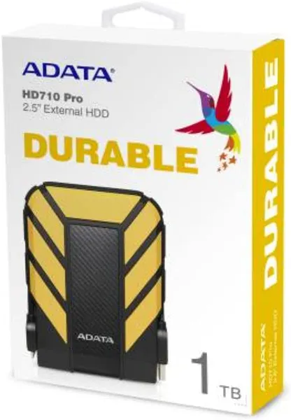 HDD Extern ADATA HD710 Pro 1TB Galben USB 3.1 - imagine 4