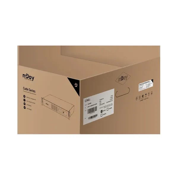 UPS NJOY Code 800 800VA/480W LCD USB AVR - imagine 4