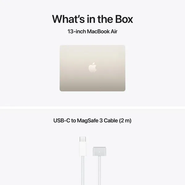 Laptop APPLE MacBook Air 13.6 inch M5 16GB 512GB Starlight - imagine 3