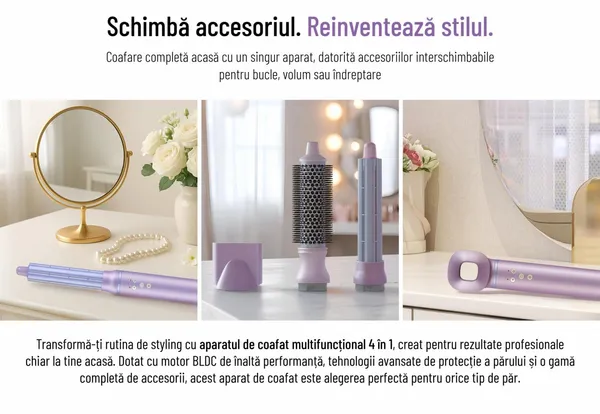 Perie de păr electrică HEINNER HAS-H13BLDC-V4 1300W BLDC - imagine 9