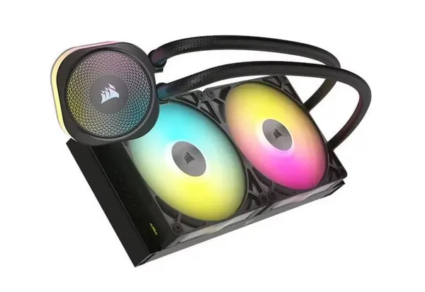 Cooler Procesor CORSAIR iCUE LINK TITAN 280 RX RGB AIO Lichid Negru - imagine 2