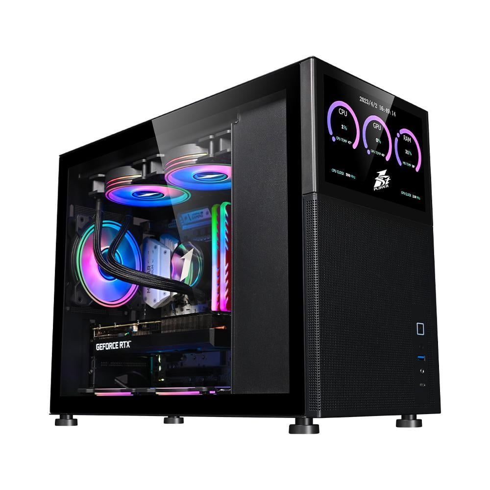 Carcasă PC 1STPLAYER MI6-EV Mid Tower Negru