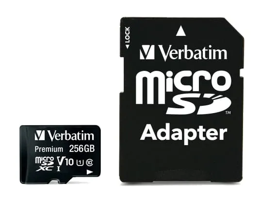 Card Memorie VERBATIM 256GB Clasa 10 cu Adaptor 44087 - imagine 2