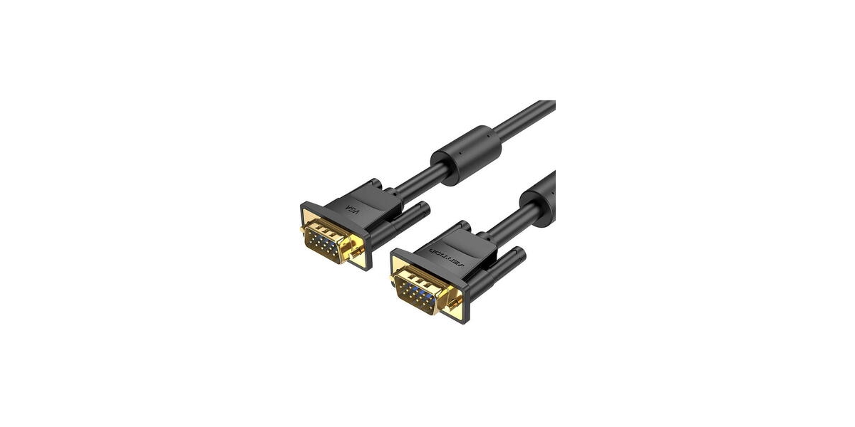 Cablu Video VENTION DAEBI VGA 3m 1080p Negru - imagine 2