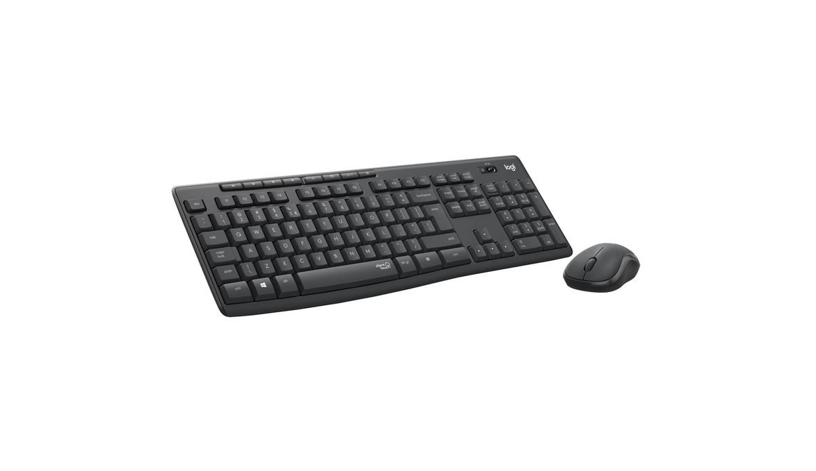Kit Tastatură și Mouse LOGITECH MK295 Wireless Silent Gri