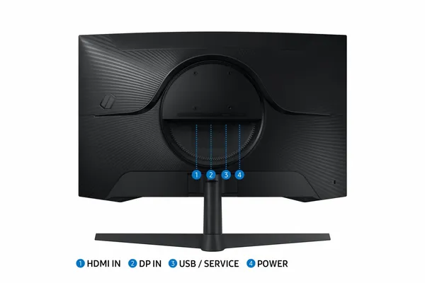 Monitor SAMSUNG LS27CG552EUXEN 27 Inch WQHD 165Hz Curvat - imagine 12