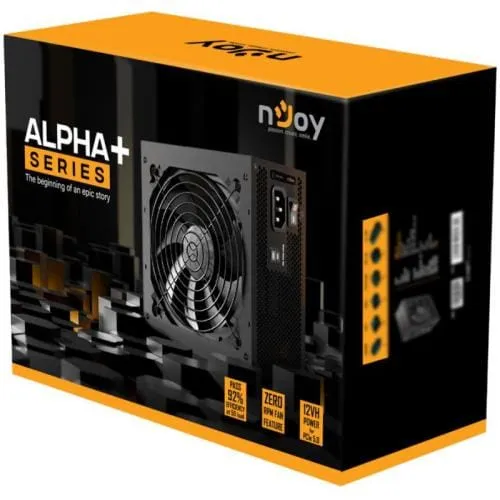 Sursă PC NJOY ALPHA+ 850W 80+ Gold Modulară ATX Negru
