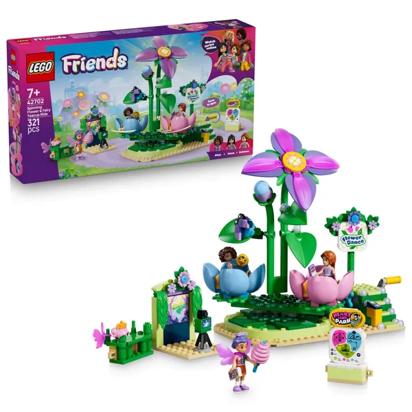 Set Construcție LEGO 42702 Floare Rotitoare și Ceașcă Zâne