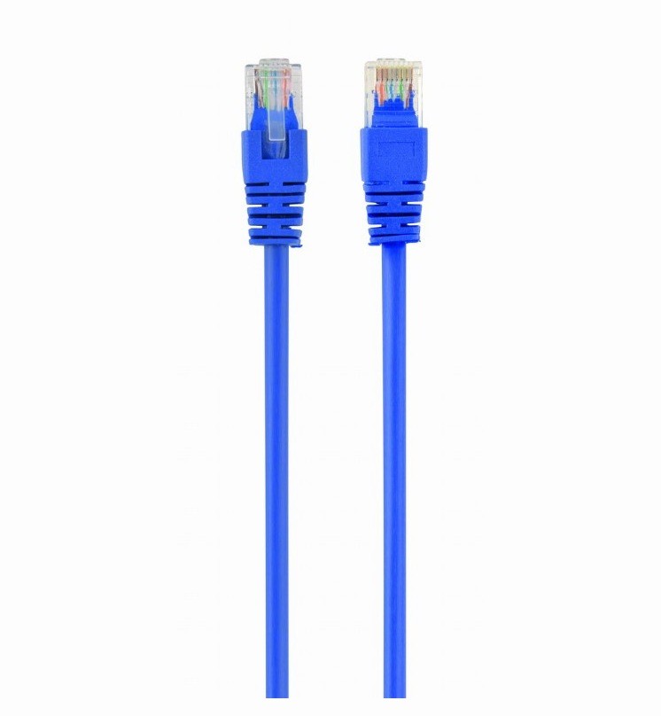 Patch Cord UTP SPACER Cat5e 0.25m Albastru SP-PT-CAT5-0.25M-BL