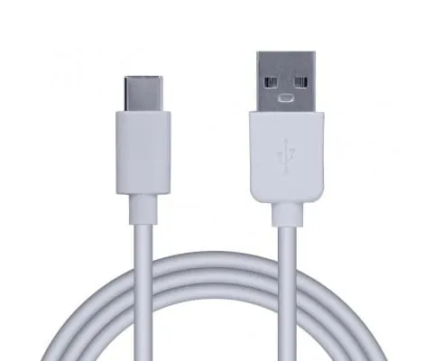 Cablu Date SPACER USB 3.0 Type-C Alb 2m SPDC-TYPEC-PVC-W-1.8